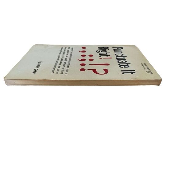 Punctuate It Right by Harry Shaw 1963 Paperback Book - Picture 4 of 11